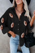 'Lainey' Sequin Corduroy Football Jacket - Celes Fashion